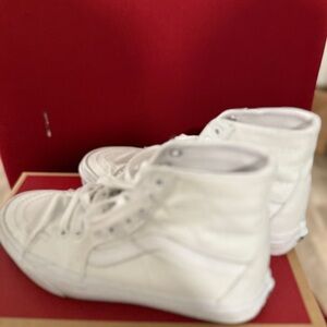 Vans White High-Top Sneakers